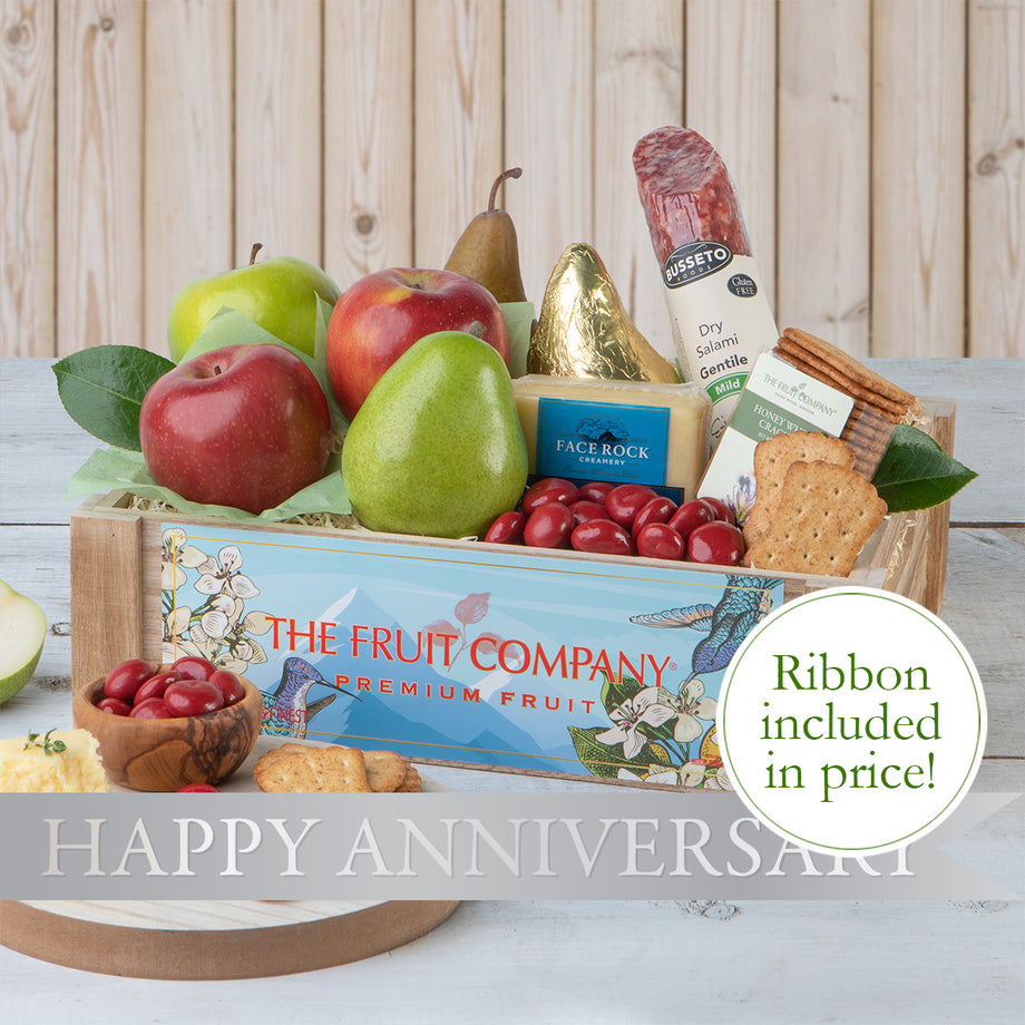 Happy Anniversary Gourmet Fruit Basket